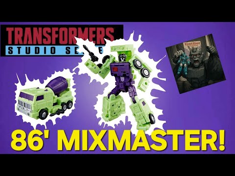 Transformers Studio Series 86 Mixmaster - GotBot True Review NUMBER 1303