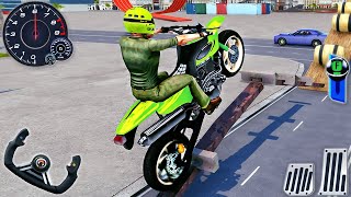 Mega Ramp GT Bike Stunt Racing Simulator - Extreme Motocross Dirt Bike Racer - Android GamePlay #2
