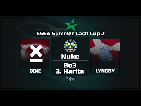 9INE vs Lyngby Vikings | ESEA Summer Cash Cup 2 | 3. Harita Nuke