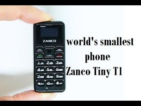 The World's Smallest Mobile Phone  Zanco Tiny t1,