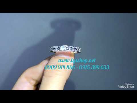 Asscher diamond band ring