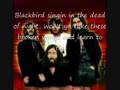 The Beatles-Blackbird w/Lyrics! 