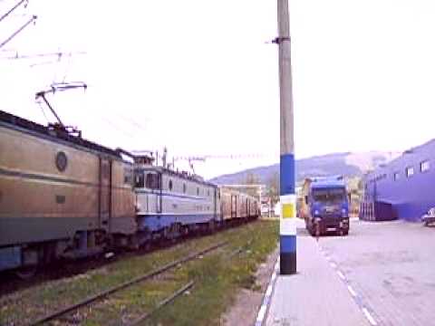 Tren marfar intre cele doua gari din Vatra Dornei