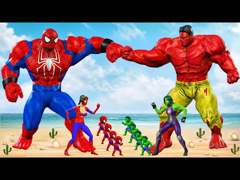 Rescue Team HULK Family VS FAMILY VENOM, SPIDERMAN: Back from the Dead SECRET | LIVE ACTION STORY