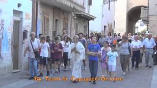 preview picture of video 'Processione Madonna del Carmelo 2014 a Cepagatti'