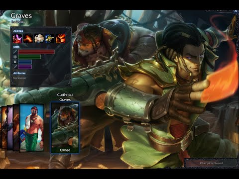 Cutthroat Graves Skin Spotlight Gameplay 1080p HD