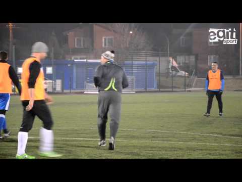 FC Dajtki Olsztyn - LKS Różnowo 4:4 - gol Mateusza Knifki na 1:1 (11.02.2016r.)