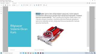 Donanım, Yazılım, İşletim Sistemi, İnternet, E-Posta, E-Ticaret, Sosyal Medya DE