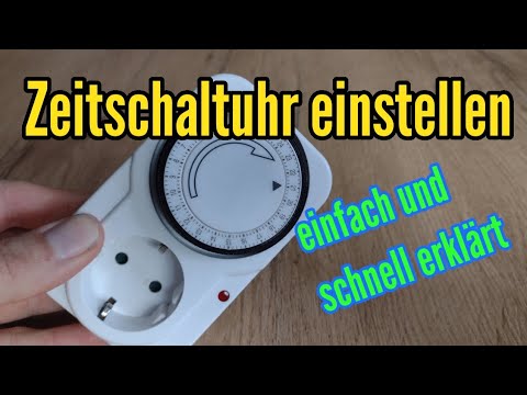 Setting the timer analogue instructions Setting the timer Operation this is how it's done correctly