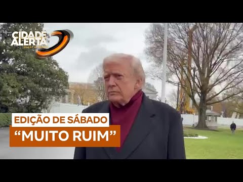 "Muito ruim", diz presidente Donald Trump sobre a prisão de Jair Bolsonaro