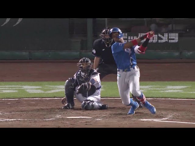 【7回表】ファイターズ・万波中正 ダメ押しの3ランホームランで一挙5得点!! 2022年5月18日 オリックス・バファローズ 対 北海道日本ハムファイターズ