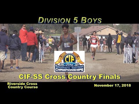 2018 XC - CIF-ss FINALS - 05 (Division 3 Boys)