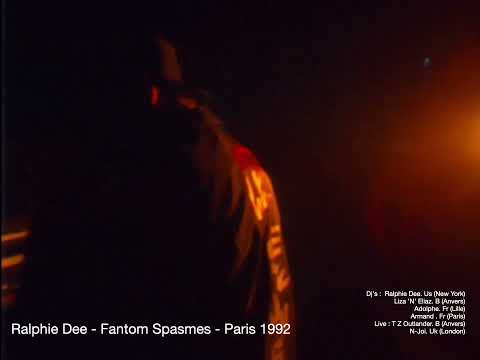 Ralphie Dee Spasmes Rave  - Paris 1992 Clip