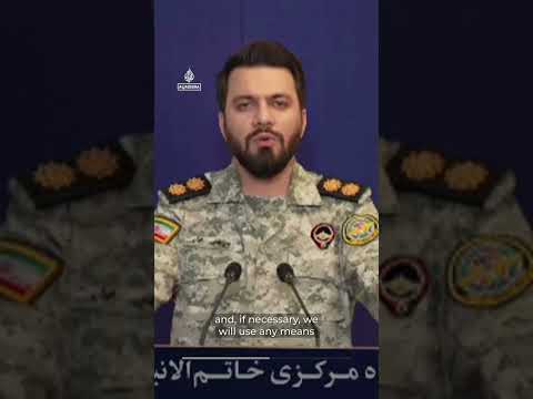 Iranian military 'will use any means necessary' to secure Hormuz Strait