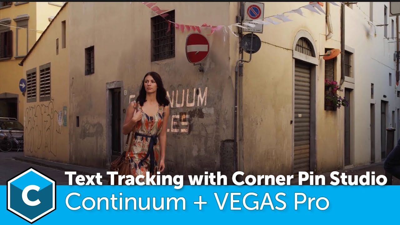 Tracking Text with Corner Pin Studio inside VEGAS Pro