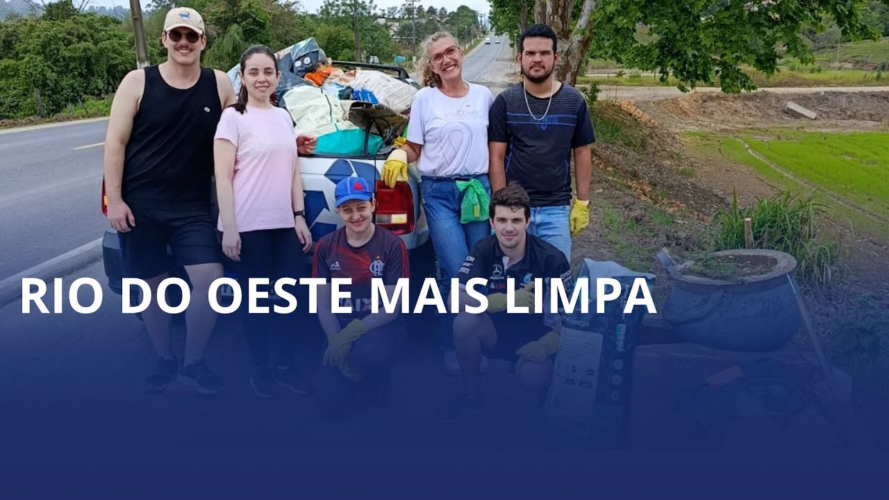 Rio do Oeste mais Limpa. Grupo de voluntários vai trabalhar na Rua Sete de Setembro
