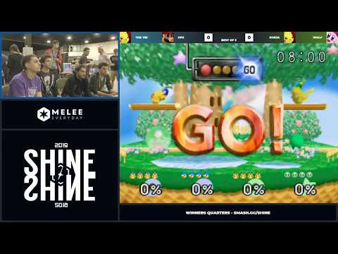 Shine 2019 - The Yid & DFX Vs. Wolf & Kurja - Super Smash Bros. Winners Quarters
