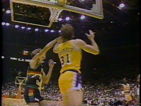 Lakers - Nuggets (1985 Playoffs - Western Conference Finals - Game 1)