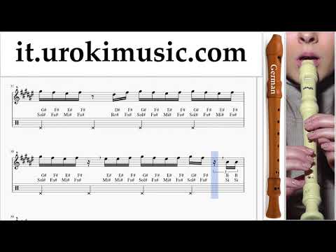 Corso di Flauto Dolce G. Ozuna x Romeo Santos - El Farsante Remix Tablature Tab um-i276