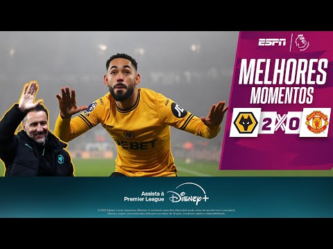 Gols e lances de Wolverhampton x Manchester United