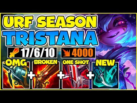 Tristana.exe | Tristana urf gameplay | SUPER ATTACK SPEED TRISTANA | FULL URF GAMEPLAY 2024
