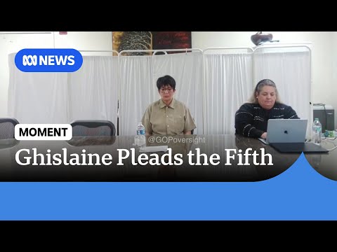 MOMENT: Ghislaine Maxwell refuses to answer questions about Epstein | ABC NEWS