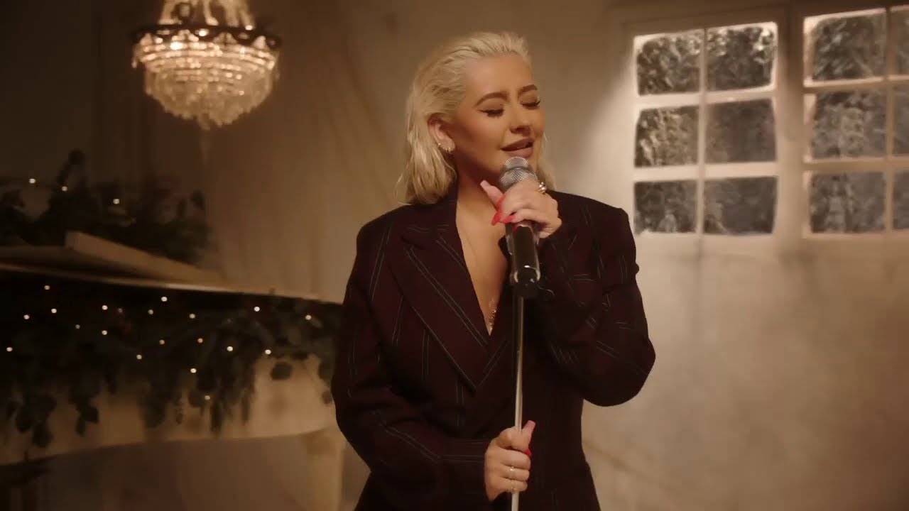 Christina Aguilera performs for W.R. Berkley 2020