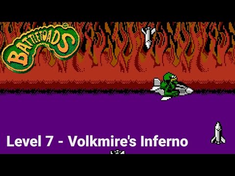Battletoads - Level 7 - Volkmire's Inferno (NES) ◀1440P/60▶