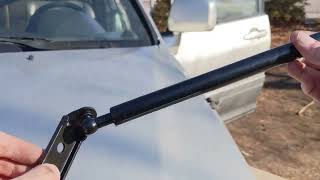 How To Replace Front Hood Struts 2000 Lexus RX300