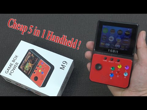 Game Box M9 POWER EDITION 🦾  Multi Game Cheap Handheld !