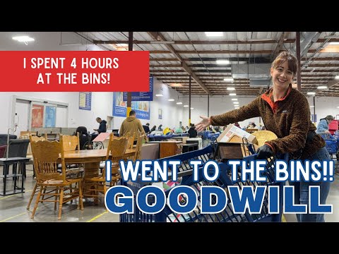 GOODWILL BINS SHOPPING DAY! | Thrift with Me for Vintage Decor