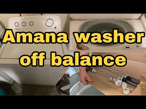 Amana Washer Off Balance — Shaking Violently, Dancing Out of Place (Model NTW4705EW0)