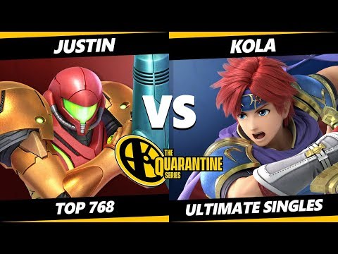 The April Minor Top 768 - Justin (Samus) Vs. Kola (Roy) Smash Ultimate - SSBU