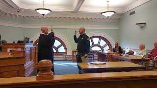 2022 Coles County Sheriff Kent Martin sworn in