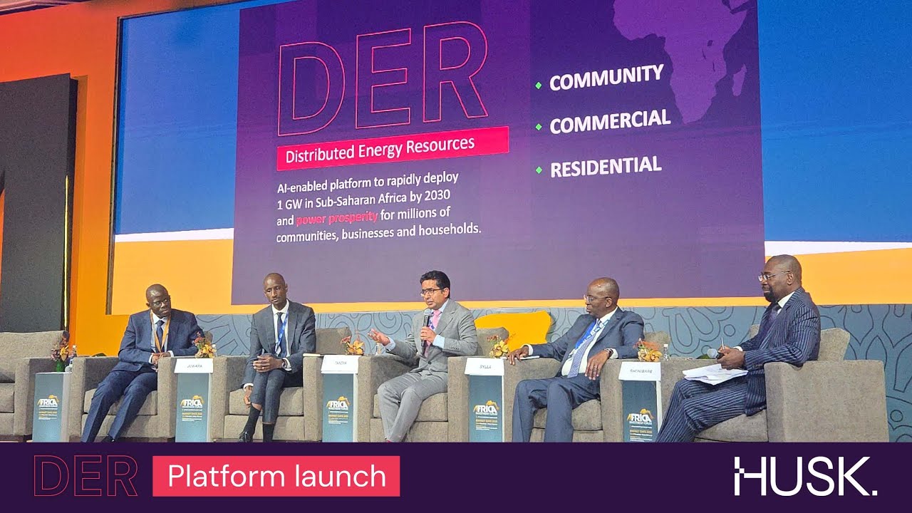 CEO Manoj Sinha announces Husk's new positioning at the Africa Investment Forum