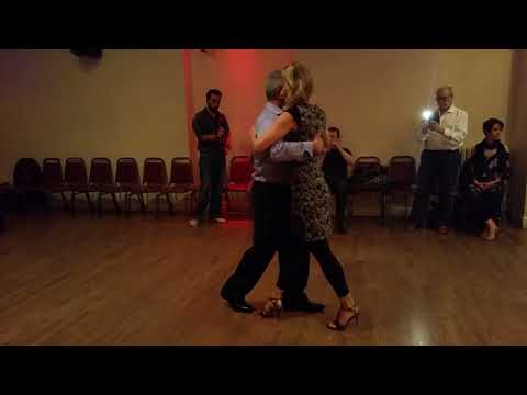Argentine tango lesson: Jorge Torres - rock step to forced cross