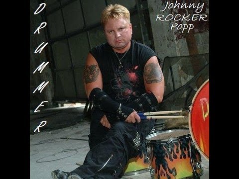 Drummer Johnny ROCKER Popp while with the band Dangerous Inc. video for the original tune 