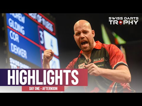 THE RACE FOR THE WORLD GRAND PRIX! | 2025 Swiss Darts Trophy | Day One Afternoon Highlights