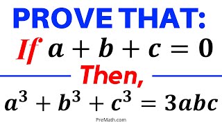 Download lagu Prove the Conditional Equation 'If a   b   c = 0, Then a^3   b^3   c^3 = 3abc' - Easy Tutorial mp3