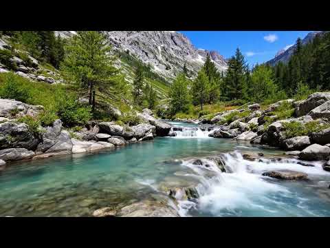 4K HDR Cicadas by the Sea - Ocean Waves & Cicada Sounds - Greek Island Beach Ambiance - Relax/ Sleep
