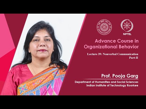 Advance Course in Organizational Behavior Promo Video By Prof Pooja Garg
