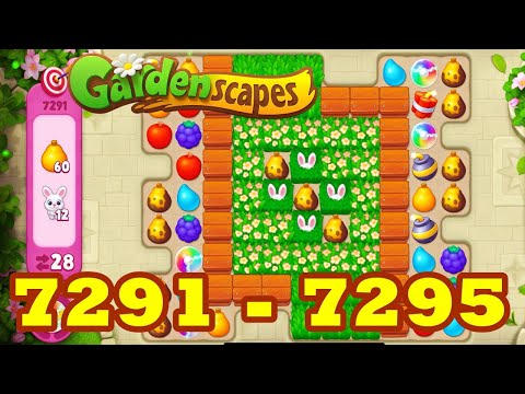Gardenscapes Level 7291 - 7295 HD 3 match Puzzle | android | IOS | 7292 | 7293 | 7294 | GameGo Game
