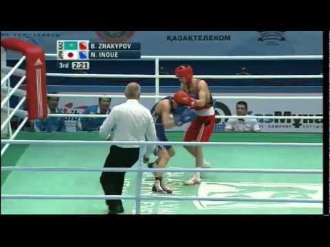 Light Fly (49kg) Final - Zhakypov (KAZ) vs Inoue (JPN) - 2012 AIBA Asian Olympic Qualifying Event