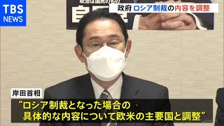 ウクライナ情勢めぐり岸田首相「ロシア制裁の具体的内容を調整」