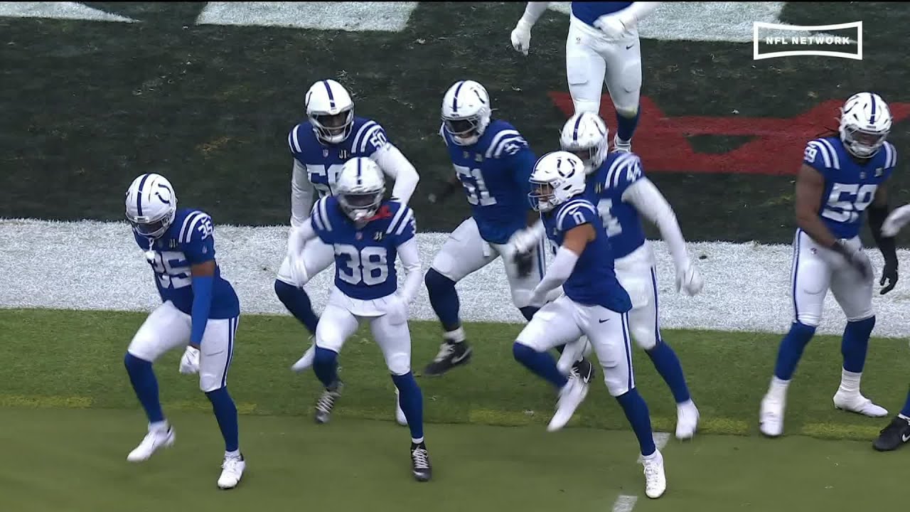 Cam Bynum Strip Sack Sets Up Jonathan Taylor Touchdown!