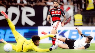 Flamengo volta a encarar Corinthians com 10 no 2° tempo após erro do árbitro e segura o 1 a 1. LIVE