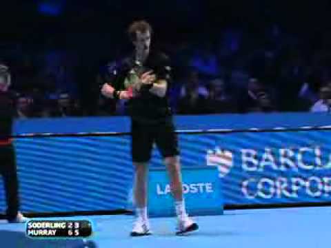 Masters cup 2010 murray vs soderling atp world tour