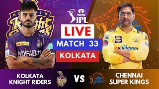 Live: CSK Vs KKR, Match 33 IPL Live Scores & Commentary | IPL LIVE 2023 | Chennai vs Kolkata