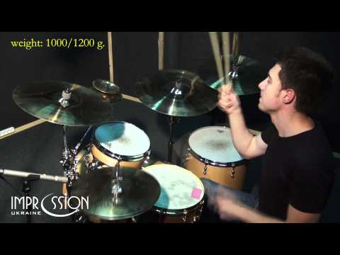 Impression Rock Medium Hi Hat 14" weight: 1000/1200 g.