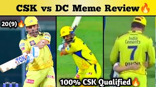 CSK VS DC Higlights Meme Review 2023 தமிழ்  Dhoni 209🔥 100% CSK Qulaified Playoff🔥